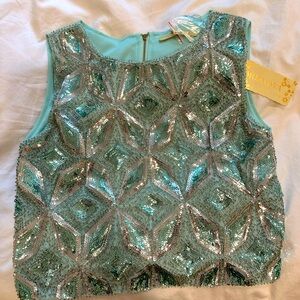 Sequin Crop top from Italy